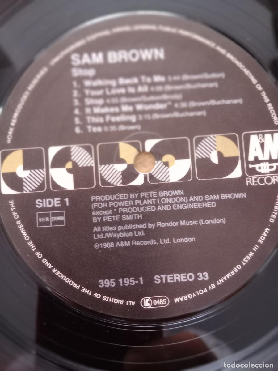 Discos de vinilo: SAM BROWN STOP - Foto 4