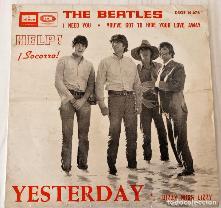 Discos de vinilo: THE BEATLES - I NEED YOU + 3 TEMAS ODEON - 1965 - Foto 1