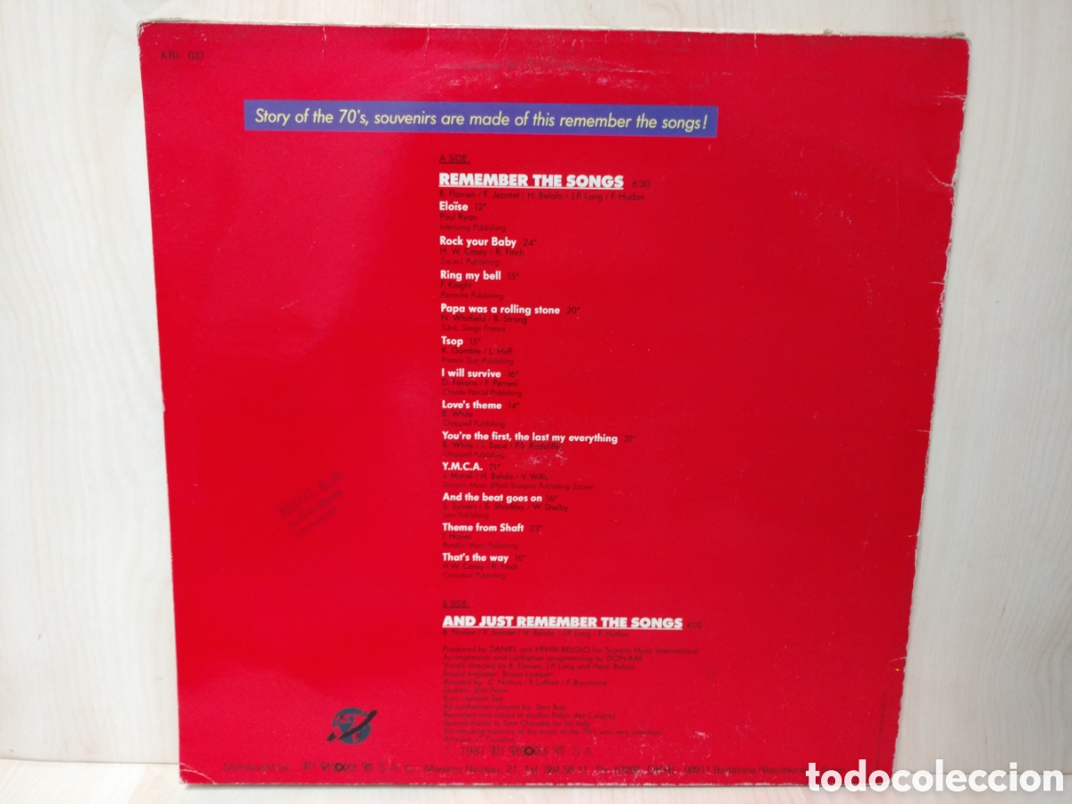 double kisses - remember the songs (12”, maxi) - Compra