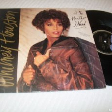 Discos de vinilo: WHITNEY HOUSTON - ALL THE MAN THAT I NEED ..MAXISINGLE DE 1990 BMG ..ED,ESPAÑOLA CON BONUS ,DIFICIL. Lote 399659314