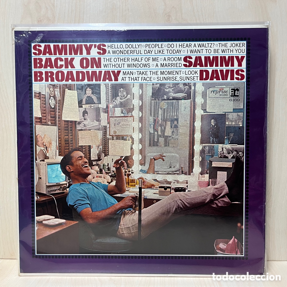 Discos de vinilo: Sammy Davis - Sammys Back On Broadway (LP) - Foto 1