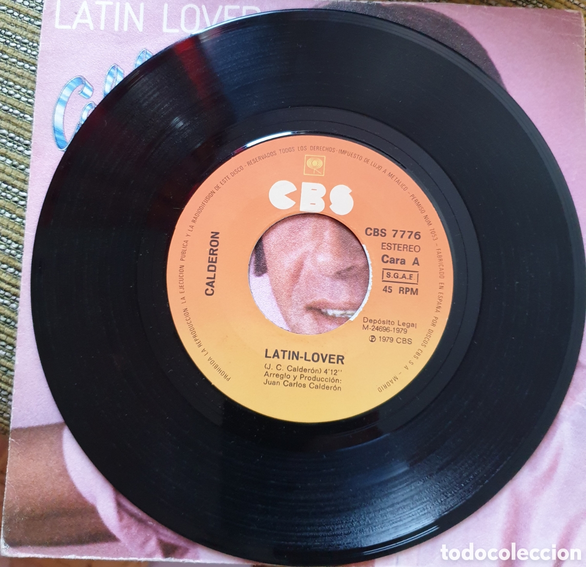 Discos de vinilo: Calder&oacute;n - latin lover - Foto 3