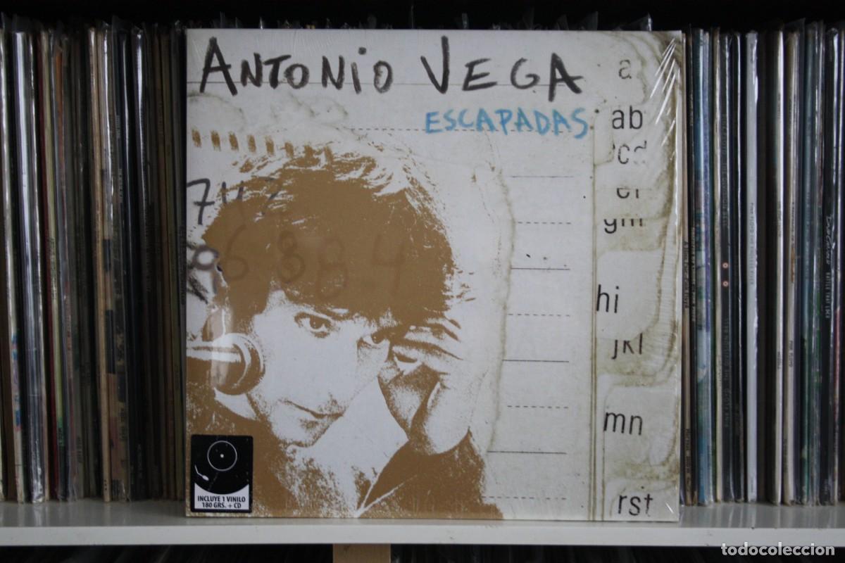 Discos de vinilo: ANTONIO VEGA, ESCAPADAS. WARNER MUSIC 2004, LP +`CD - Foto 1