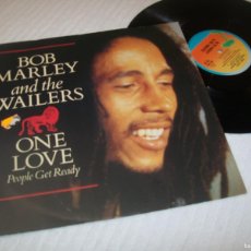 Discos de vinilo: BOB MARLEY AND THE WAILERS - ONE LOVE PEOPLE GET READY..MAXISINGLE ISLAND ..ED. U.K .EXTENDED. 1984. Lote 399726579
