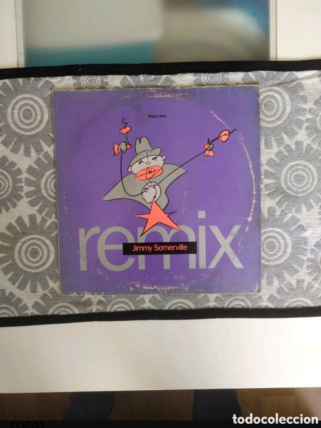 Discos de vinilo: Maxi single Jimmy Somerville. Mighty Real Remix - Foto 1