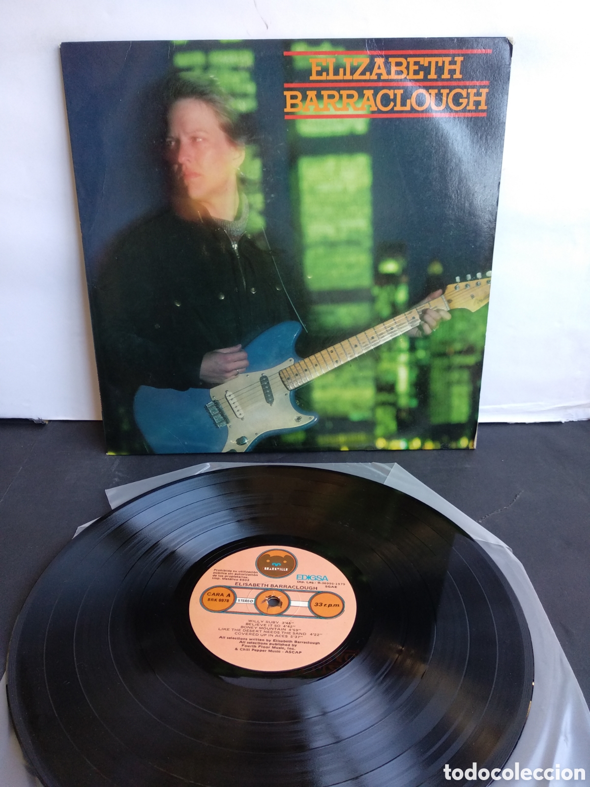 Discos de vinilo: *ELIZABETH BARRACLOUGH, SPAIN, EDIGSA, 1979, LC.5