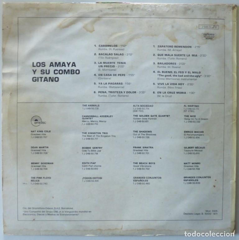 Discos de vinilo: Los Amaya y su Combo Gitano. Emidisc, Spain. 1971 LP - Foto 2