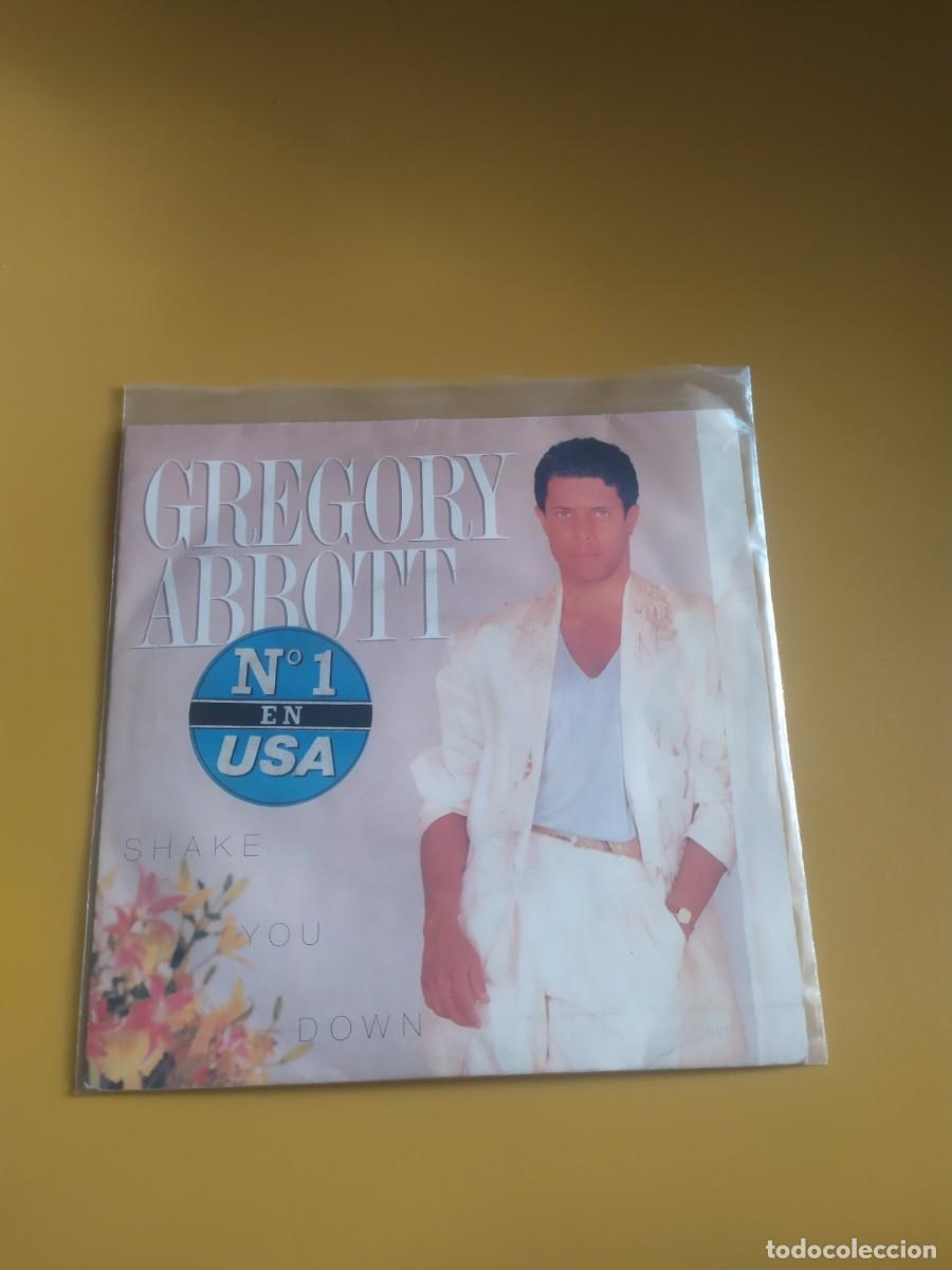 Discos de vinilo: Gregory Abbott - Shake you down / Wait until tomorrow 1986 - Foto 1