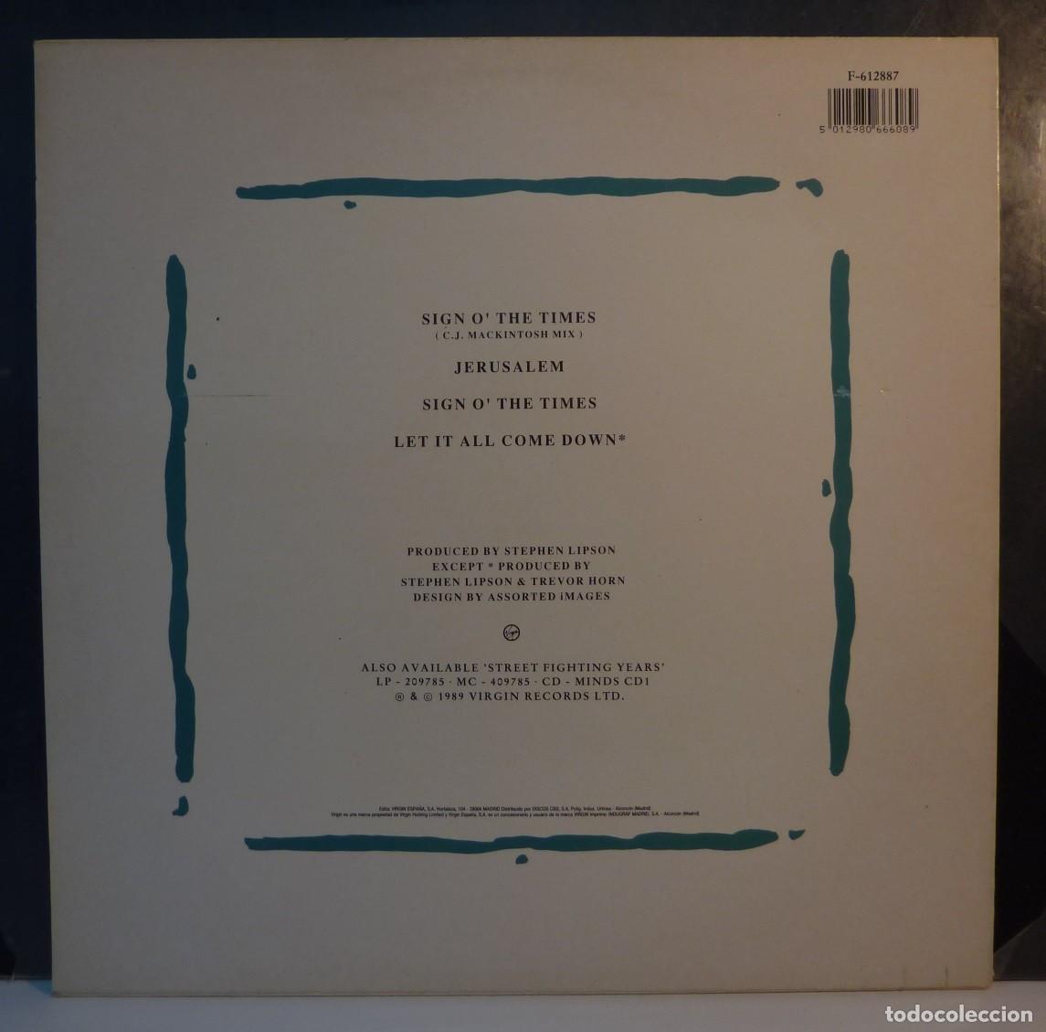 Discos de vinilo: SIMPLE MINDS // THE AMSTERDAM E.P. // MAXI // 1989 // (VG VG) // MAXI - Foto 2
