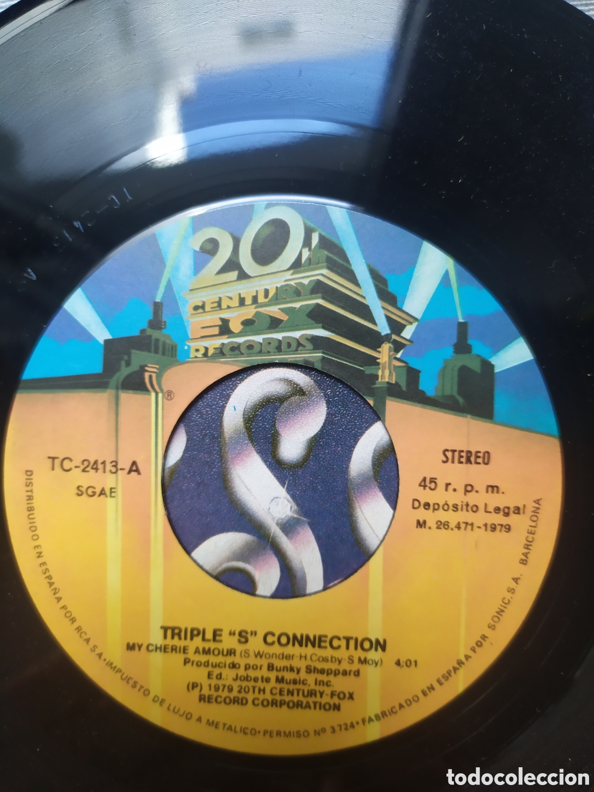 Discos de vinilo: Single Triple &rdquo;S&rdquo;. Connection / Back in yours arms again - Foto 3