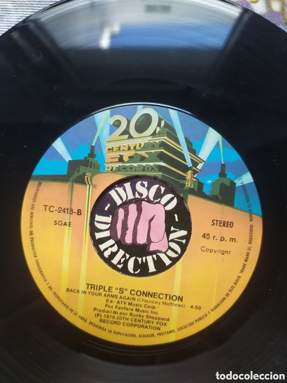Discos de vinilo: Single Triple &rdquo;S&rdquo;. Connection / Back in yours arms again - Foto 4