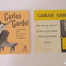 Discos de vinilo: DOS EP DE CARLOS GARDEL - ODEON. Lote 399940364