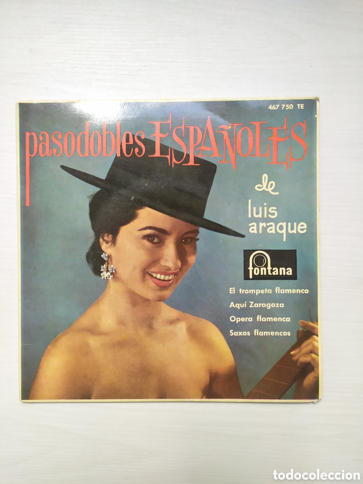 Discos de vinilo: Ep Pasodobles espa&ntilde;oles de Luis Araque - Foto 1