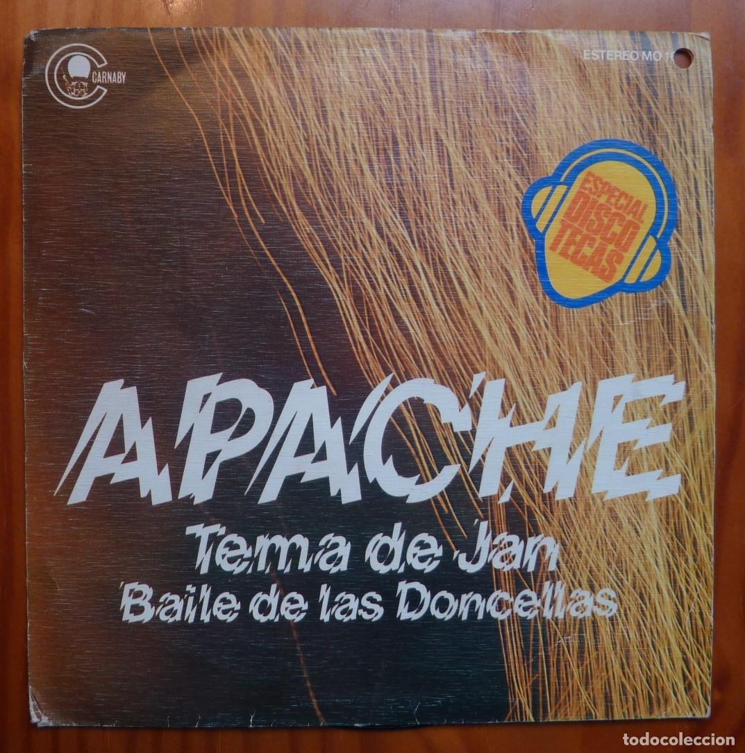 Discos de vinilo: APACHE / TEMA DE JAN / PROMOCIONAL / 1976 / SINGLE - Foto 1
