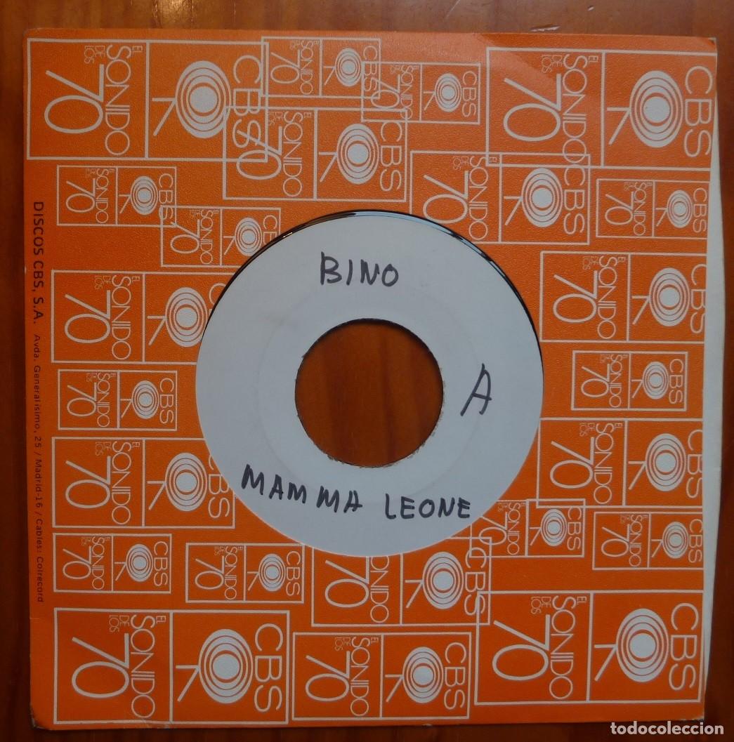 Discos de vinilo: BINO / MAMMA LEONE / PROMOCIONAL / SINGLE - Foto 1