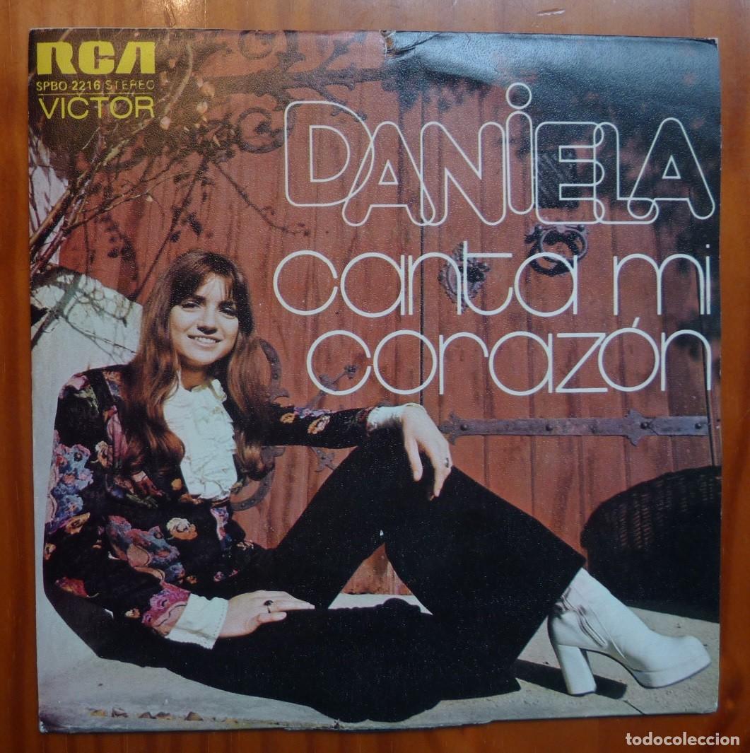 Discos de vinilo: DANIELA / CANTA MI CORAZON / PROMOCIONAL / 1974 / SINGLE - Foto 1