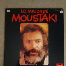 Discos de vinilo: LO MEJOR DE GEORGES MOUSTAKI. ESPAÑA, 1975. DISCO VG++. CARÁTULA VG+.. Lote 400007984
