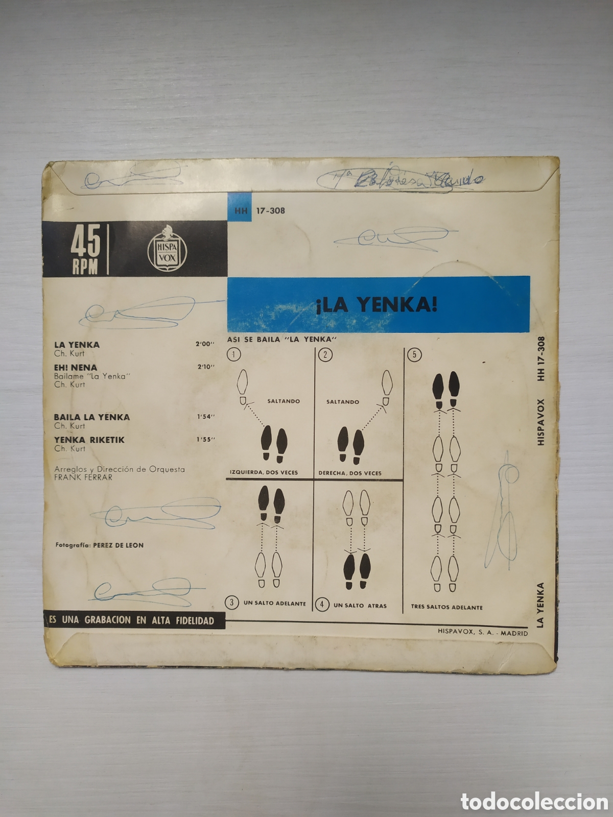 Discos de vinilo: Ep Johnny and Charley. La Yenka - Foto 2