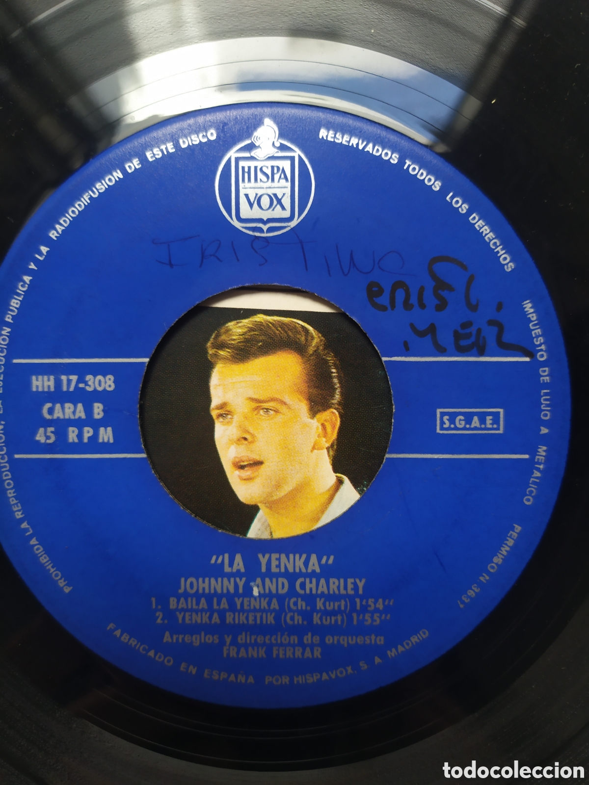 Discos de vinilo: Ep Johnny and Charley. La Yenka - Foto 4
