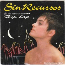 Discos de vinilo: SIN RECURSOS - EN MI MANO SE ESCONDIÓ (HIP-HOP), EMI 1992, PROMOCIONAL