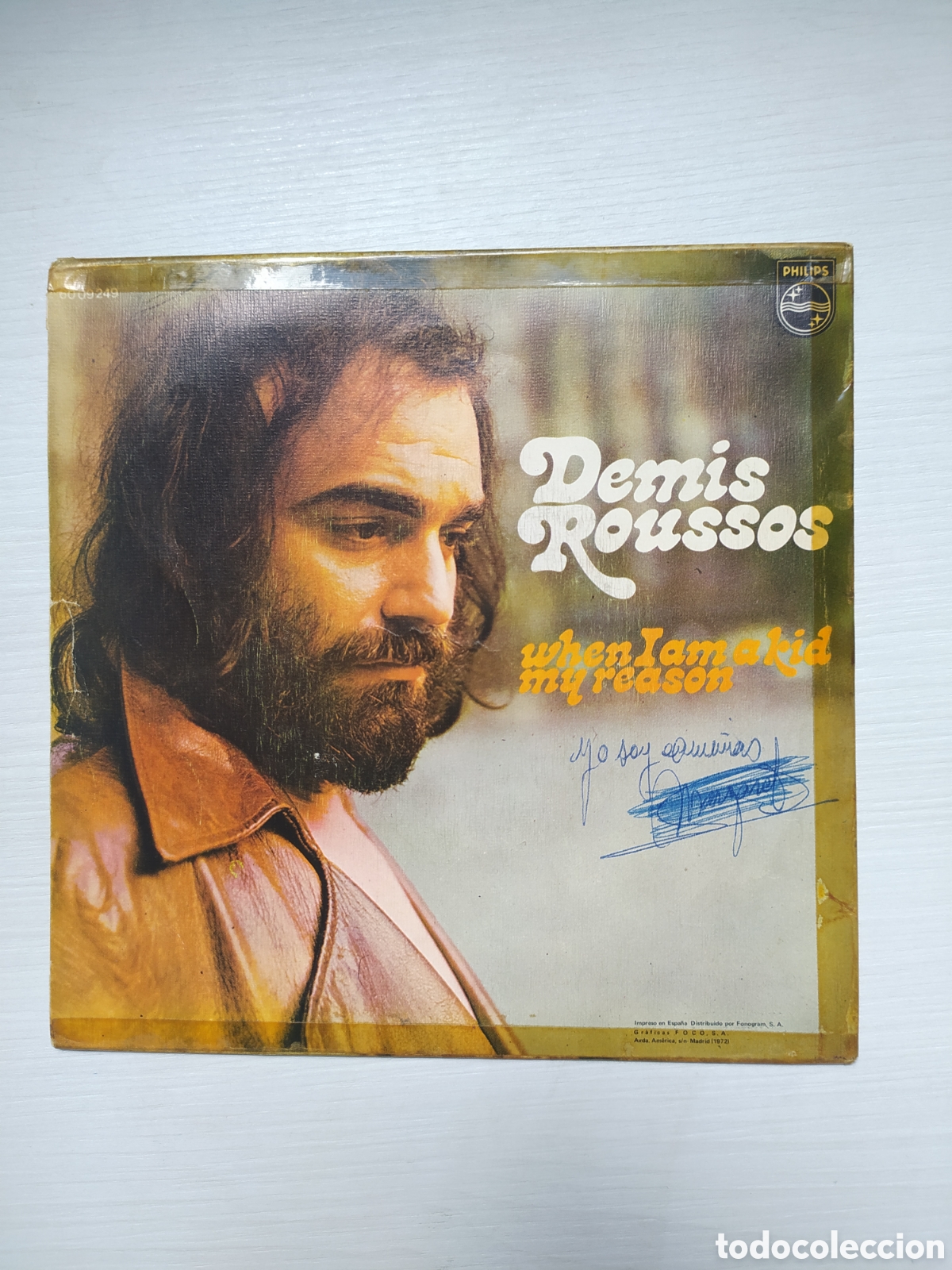 Discos de vinilo: Single Demis Roussos. When I am a kid / My reason - Foto 2