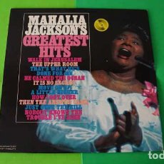 Discos de vinilo: MADE IN HOLLAND LP, MAHALIA JACKSON, MAHALIA JACKSON'S GREATEST HITS, CBS 32683, AÑO 1963.