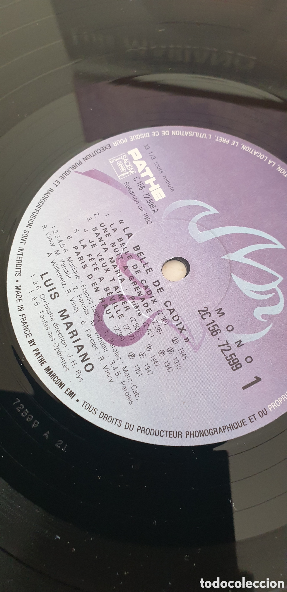Discos de vinilo: Luis Mariano,2 discos - Foto 2