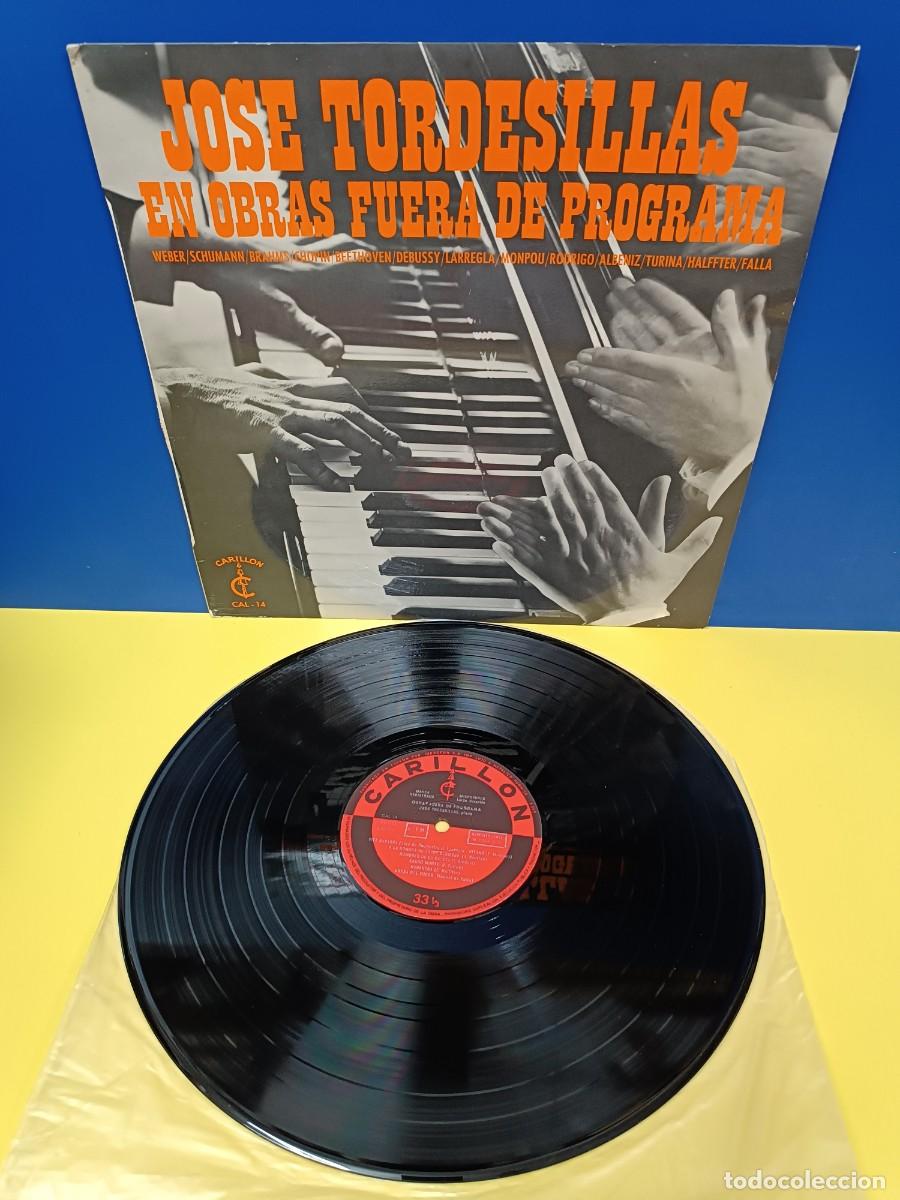 Discos de vinilo: JOSE TORDESILLAS - OBRAS FUERA DE PROGRAMA - DISCO DE VINILO - CARILLON - Foto 1