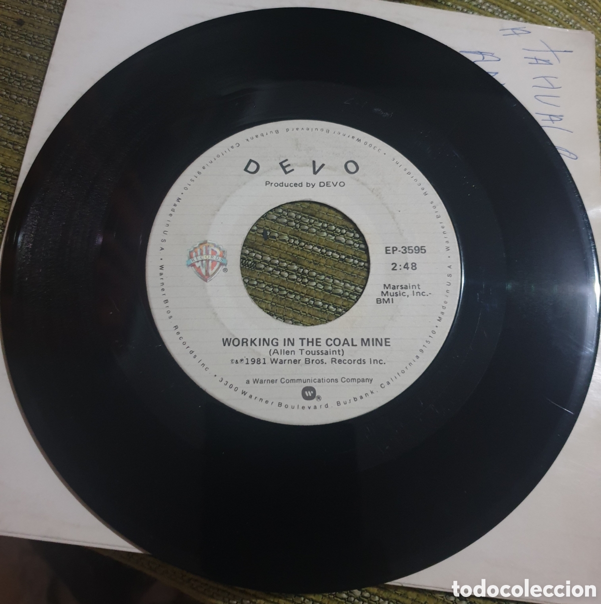 Discos de vinilo: Devo &lrm;&ndash; Working In The Coal Mine - Foto 1