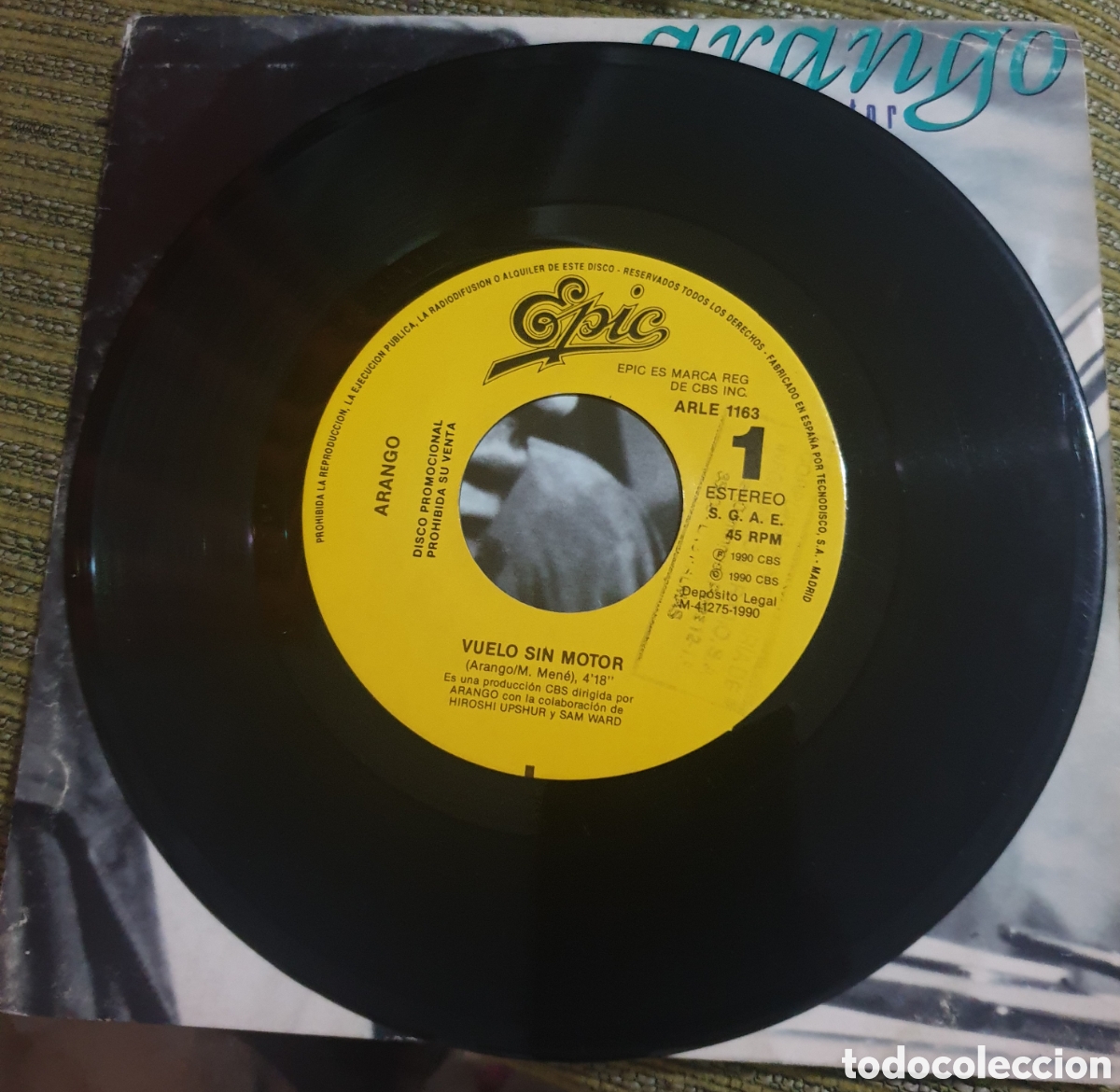 Discos de vinilo: ARANGO - VUELO SIN MOTOR - Foto 3