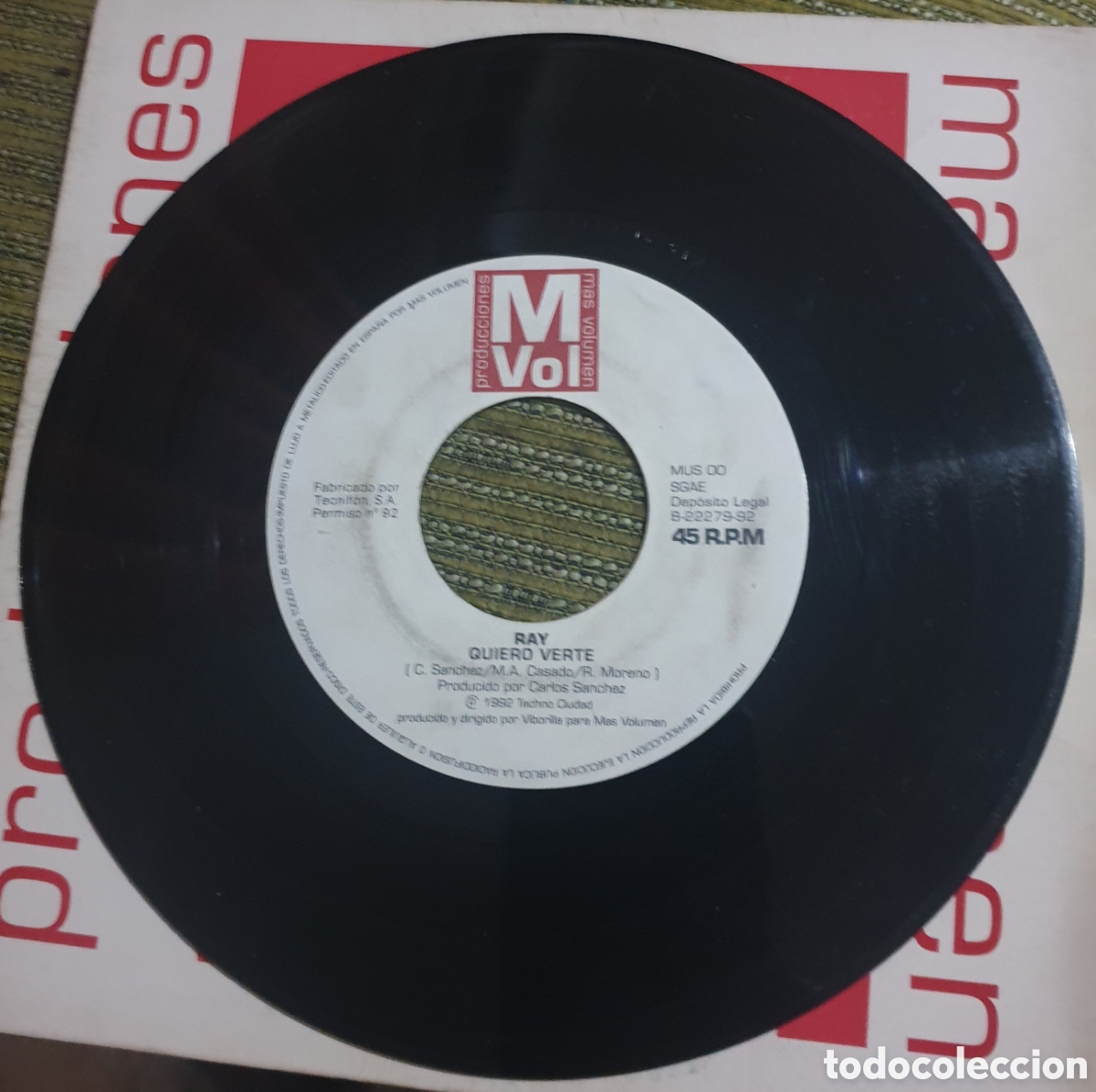 Discos de vinilo: Ray - Quiero verte - Foto 2