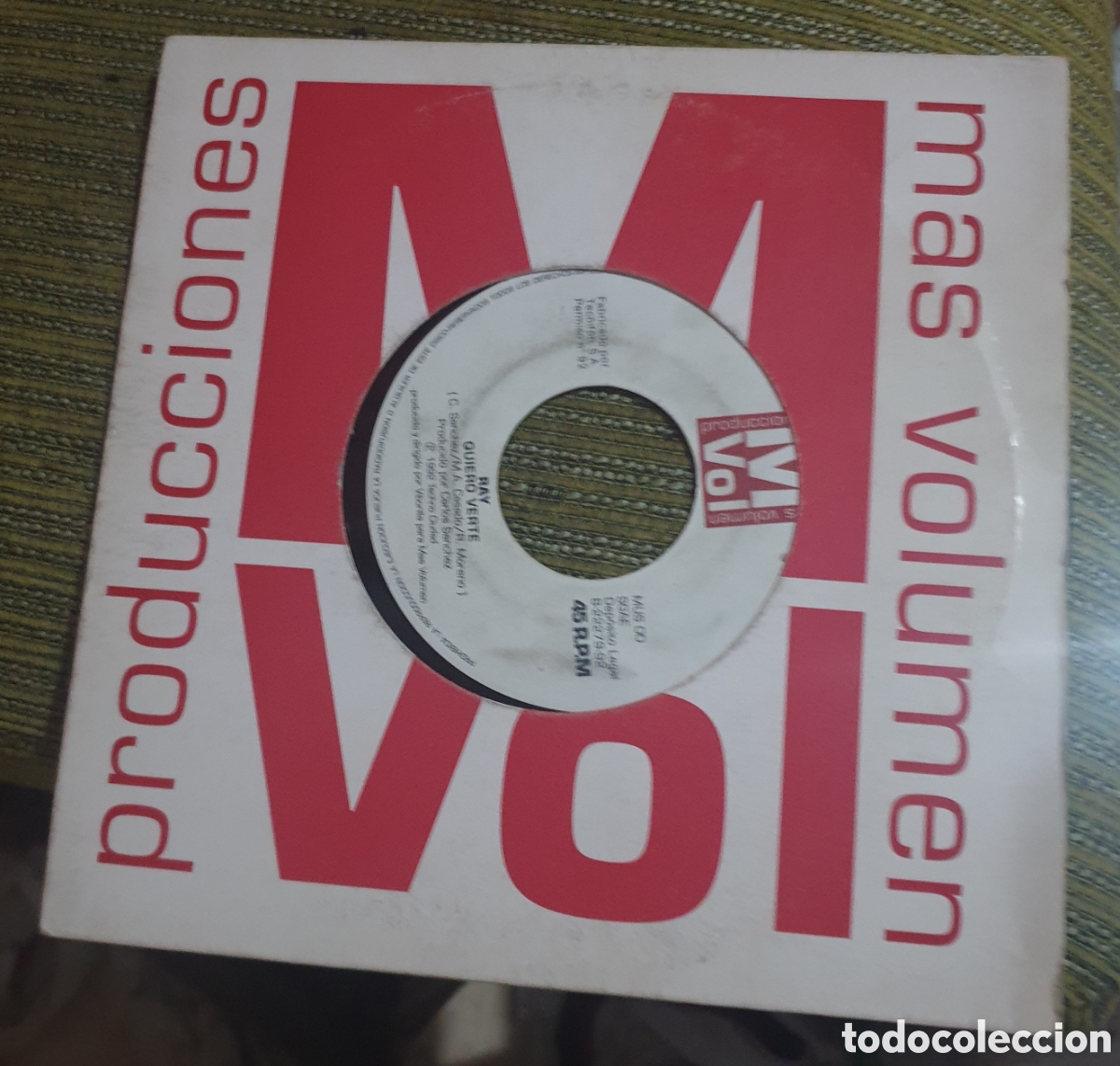 Discos de vinilo: Ray - Quiero verte - Foto 1