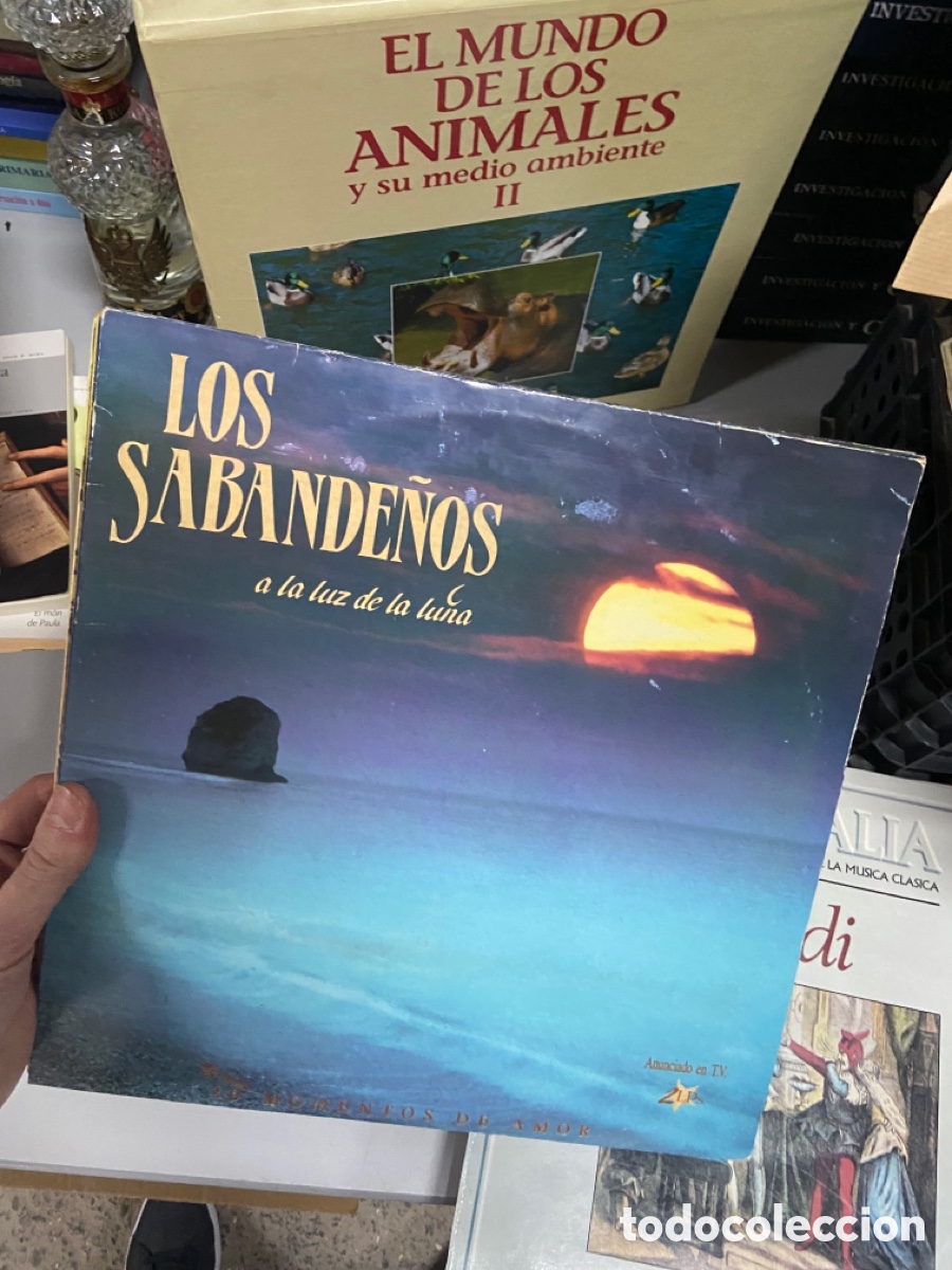 Discos de vinilo: Vinilo LOs SABANDE&Ntilde;OS a la luz de la luna - Foto 1