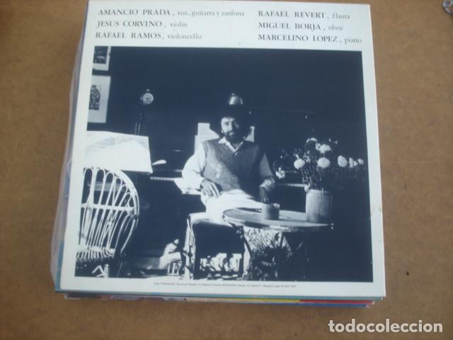 Discos de vinilo: Amancio Prada Canciones De Amor Y Celda - Foto 3