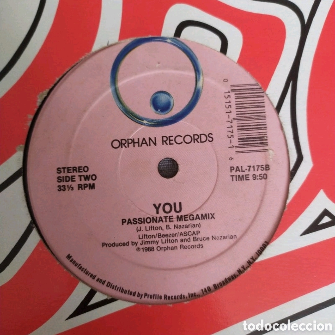 Discos de vinilo: Maxi single You. Passion City - Foto 4