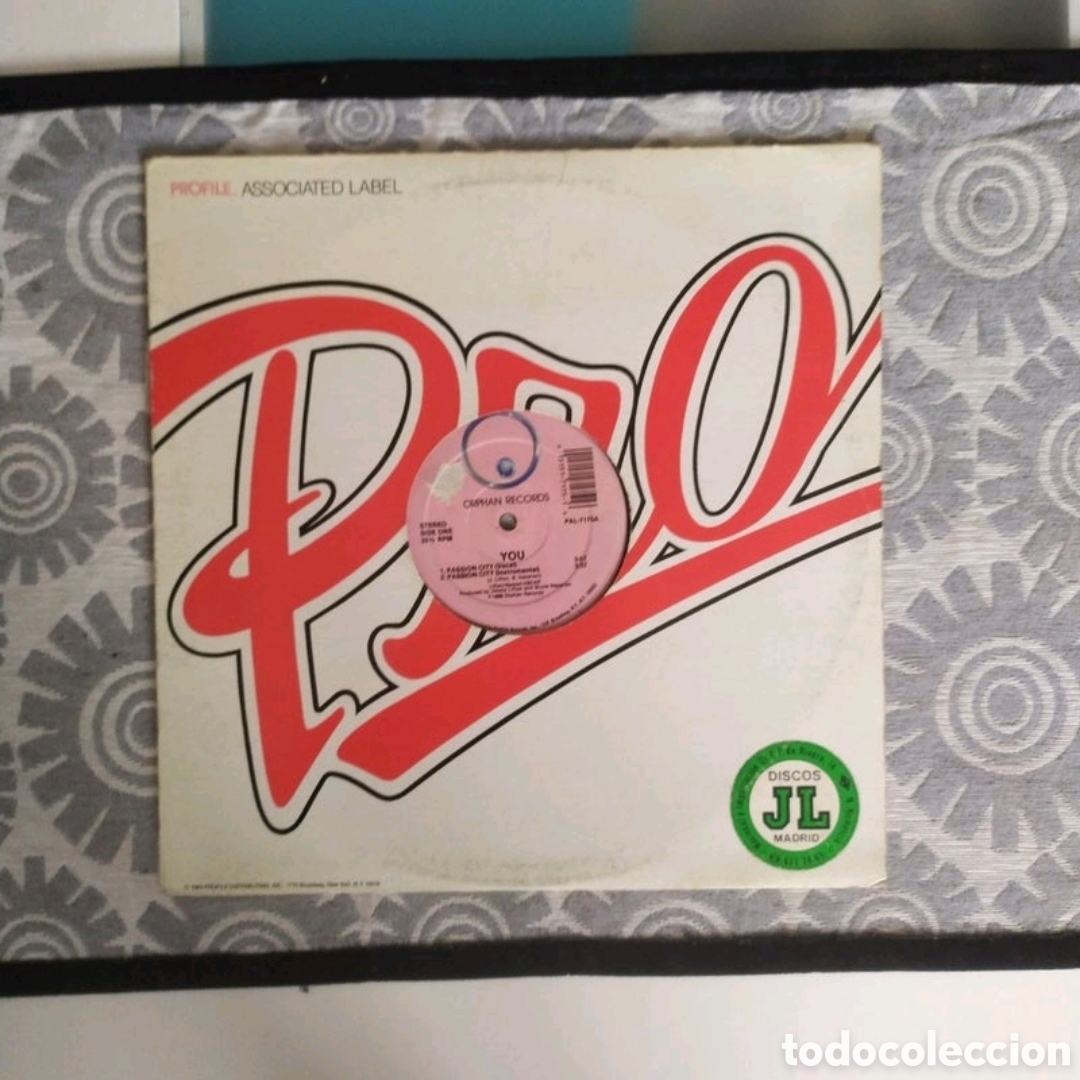 Discos de vinilo: Maxi single You. Passion City - Foto 1