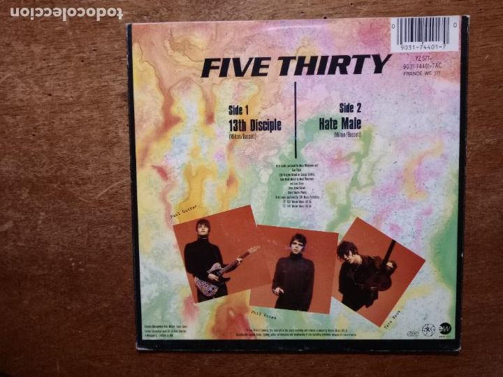 Discos de vinilo: Five thirty - 13th disciple + hate male - Foto 2