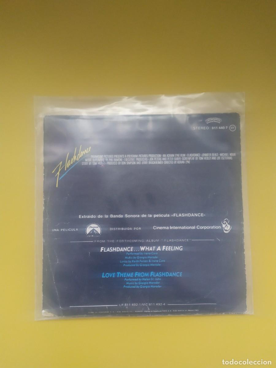 Discos de vinilo: Irene Cara - Flashdance... What a feeling / Love theme from &rdquo;Flashdance&rdquo; 1983 - Foto 2