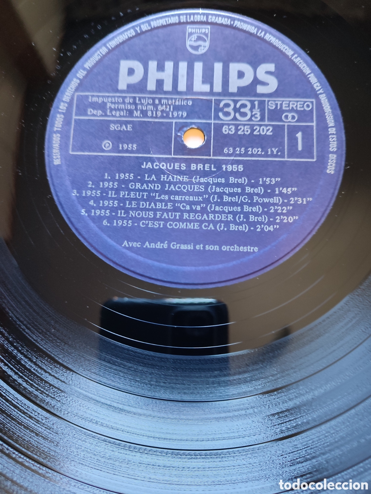 Discos de vinilo: Jaques Brel - Grand Jacques - Foto 3