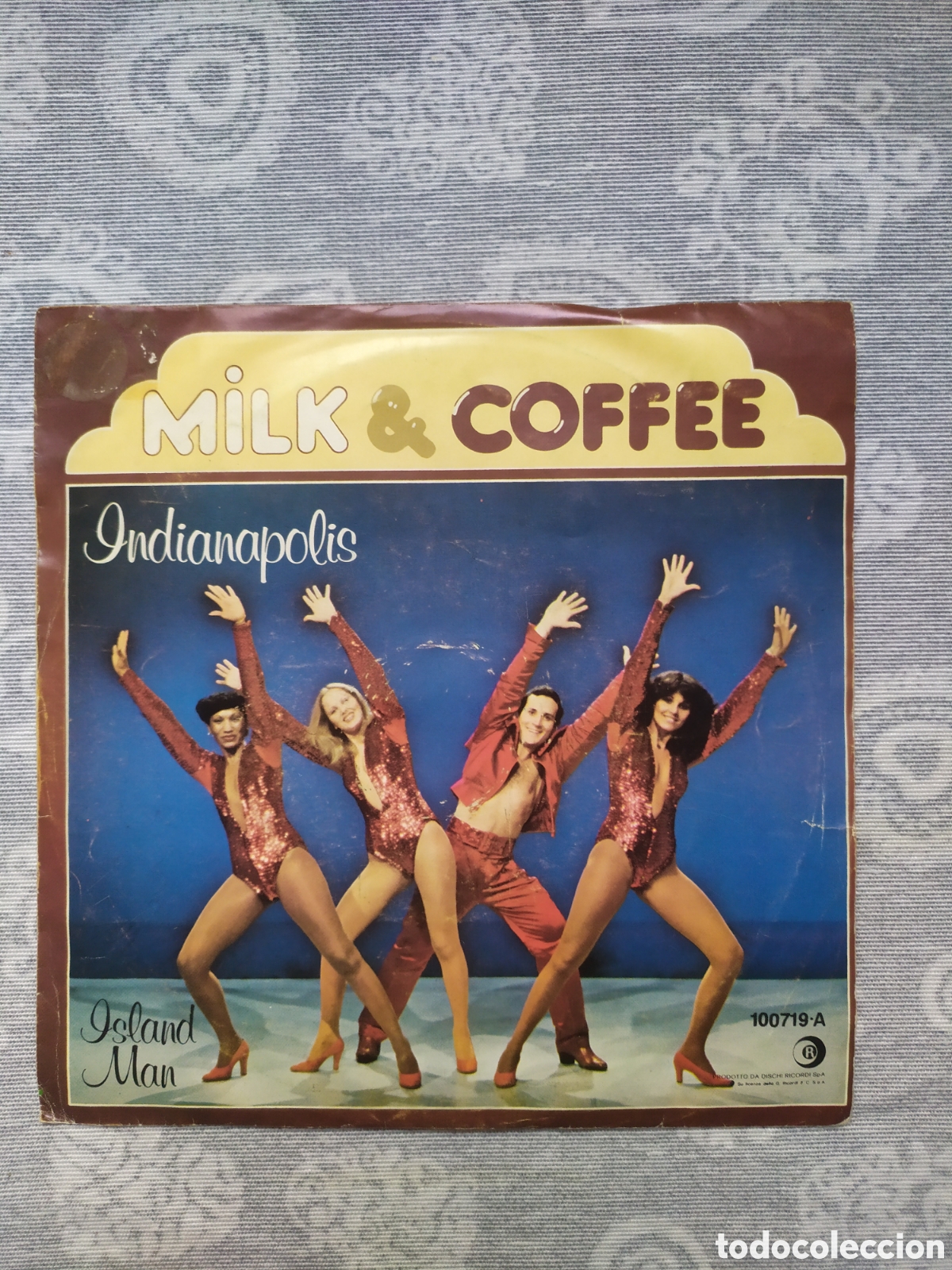 Discos de vinilo: Single Milk & Coffee. Indianapolis / Island man - Foto 1