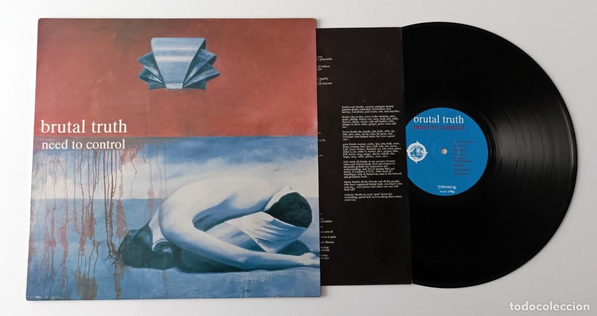 Discos de vinilo: LP BRUTAL TRUTH - NEED TO CONTROL - Foto 3