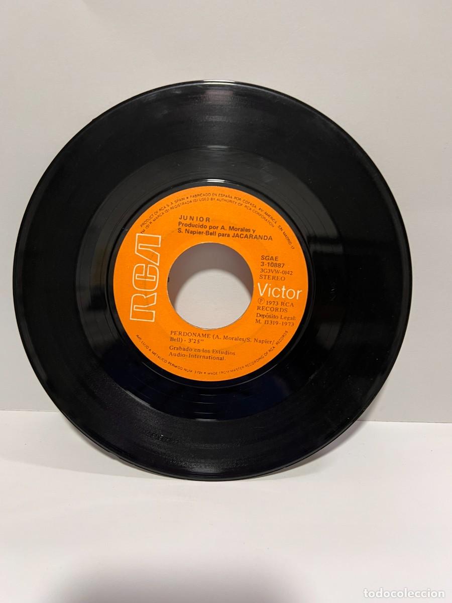 Discos de vinilo: SINGLE - JUNIOR - PERD&Oacute;NAME - RCA/ VICTOR - MADRID 1973 - Foto 2