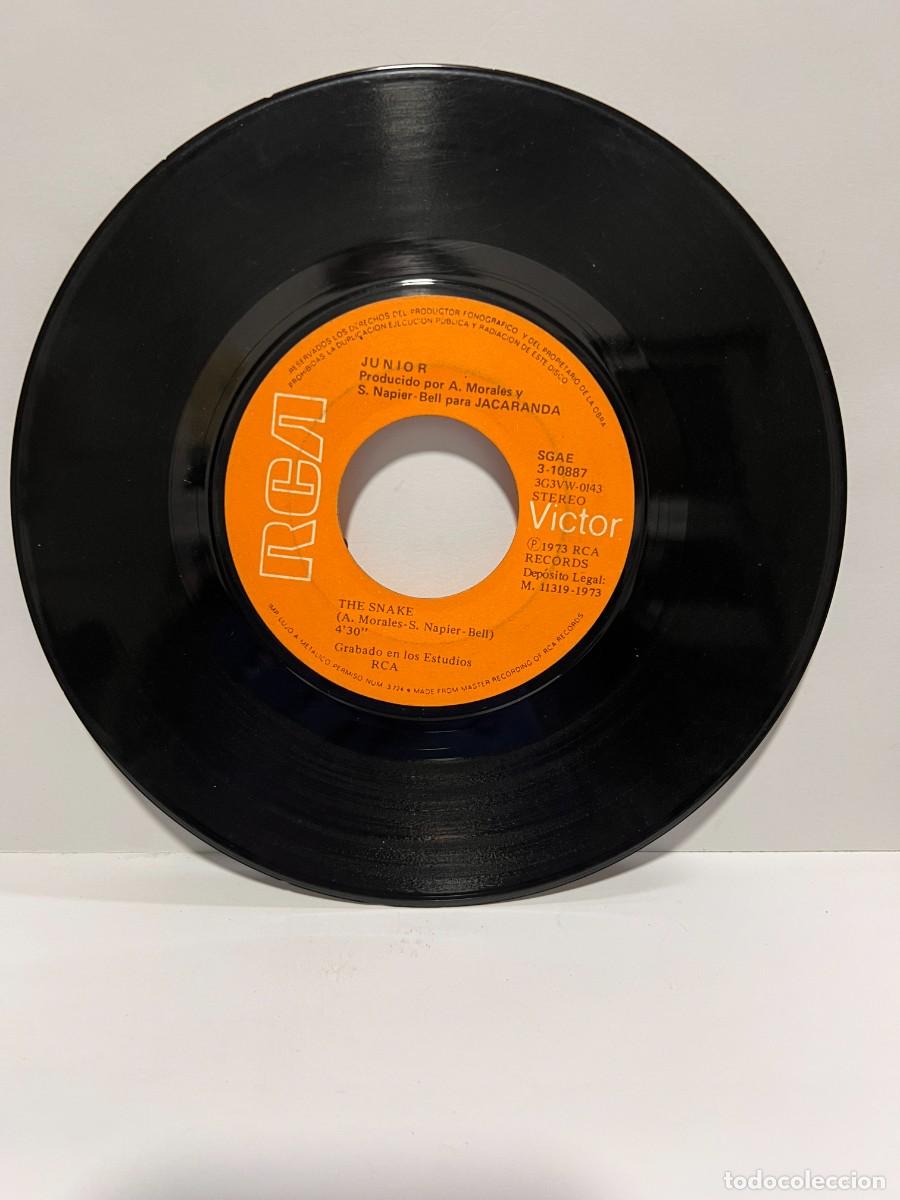 Discos de vinilo: SINGLE - JUNIOR - PERD&Oacute;NAME - RCA/ VICTOR - MADRID 1973 - Foto 3