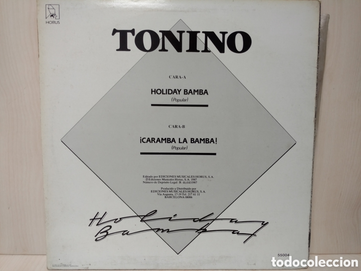 Discos de vinilo: Tonino - Holiday Bamba (12&rdquo;, Maxi) - Foto 2