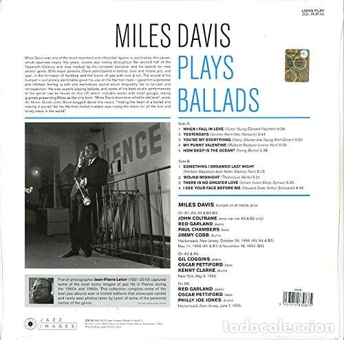 Discos de vinilo: Miles Davis &ndash; Miles Davis Plays Ballads - Foto 2