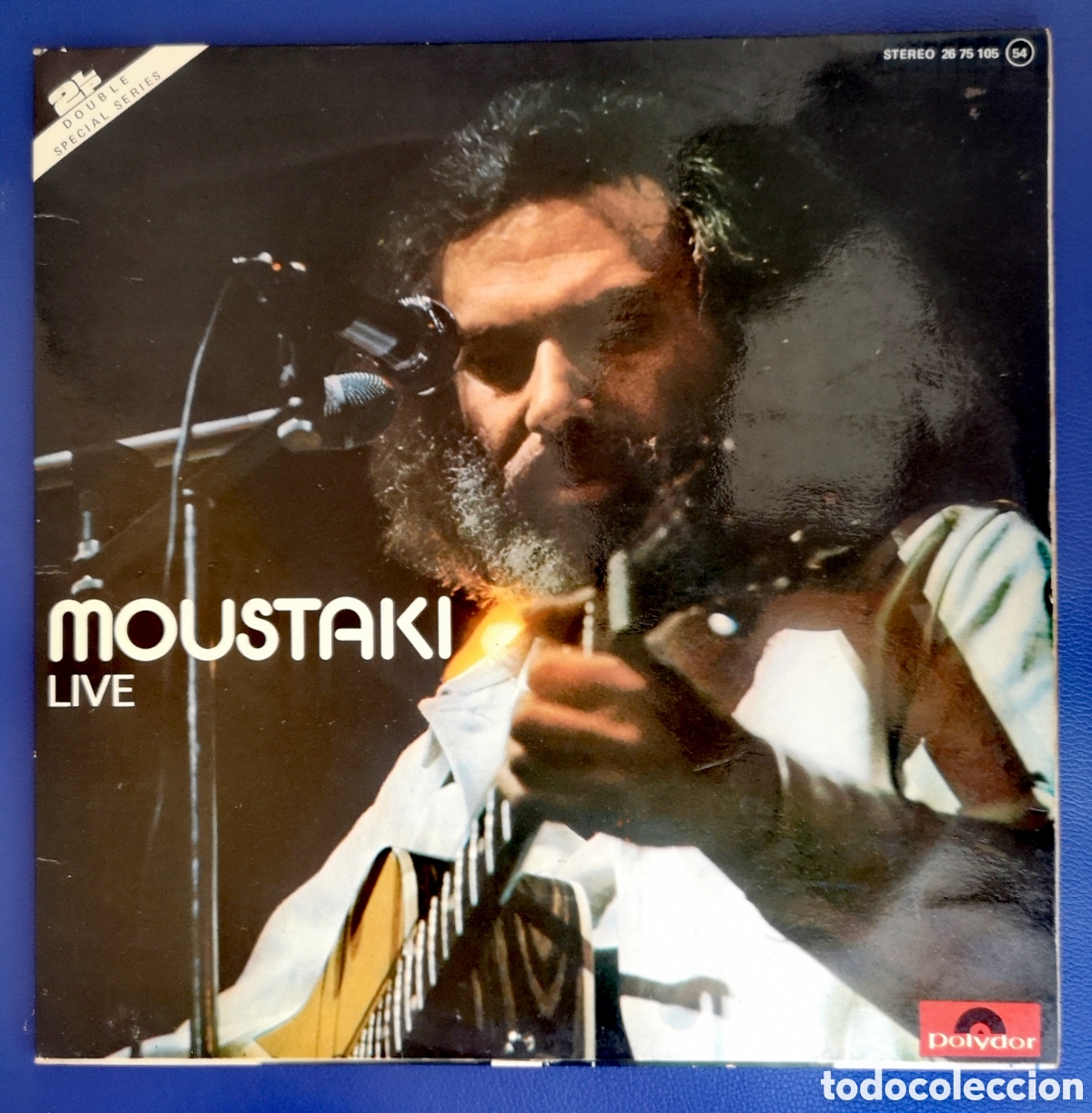 Discos de vinilo: MOUSTAKI - LIVE - BOBLE LP - Foto 1