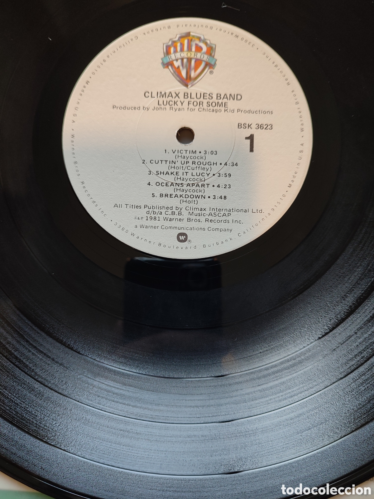 Discos de vinilo: Cl&iacute;max Blues Band - Lucky for some - Foto 3