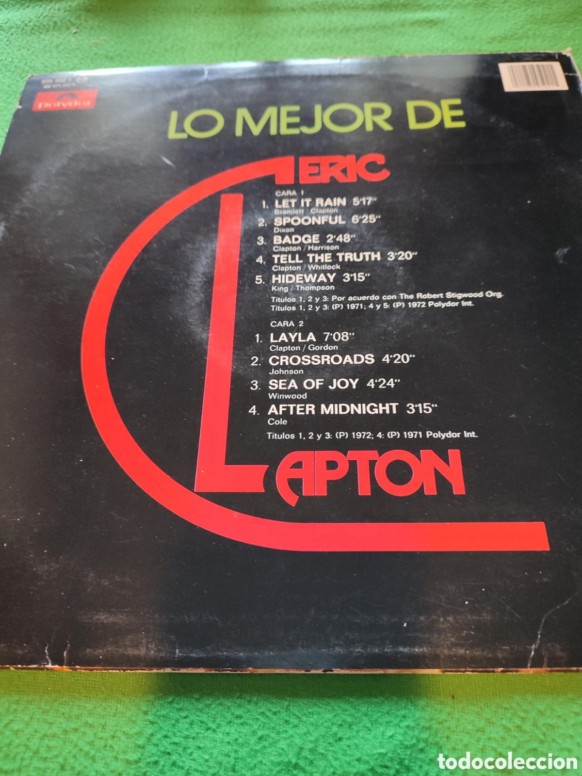 Discos de vinilo: Eric Clapton - Lo mejor de ... - Foto 2