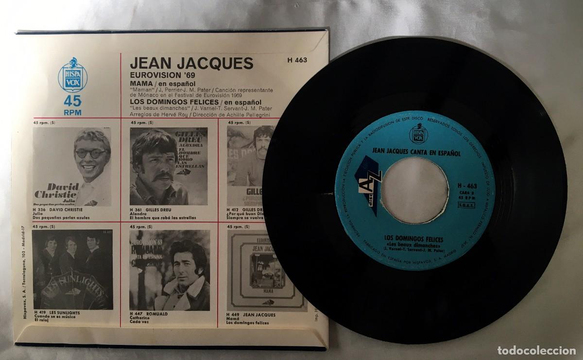 Discos de vinilo: Disco de vinilo single de Jean Jacques - Foto 2