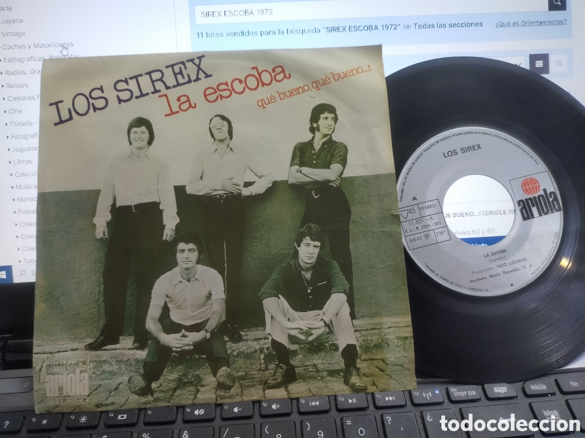 Discos de vinilo: Los sirex single la escoba 1972 - Foto 1